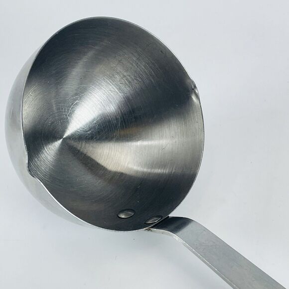 CUTCO Spoon And Ladle Stainless Steel Brown Swirl Handle Serving Utensil Set - Picture 7 of 14